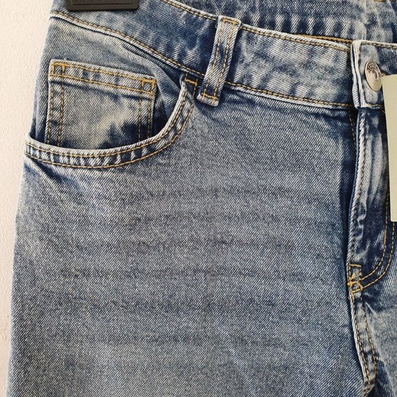 H&M Divided Flared Low Waist Jeans in Light Blue, Size UK 12 - Picture 4 of 8